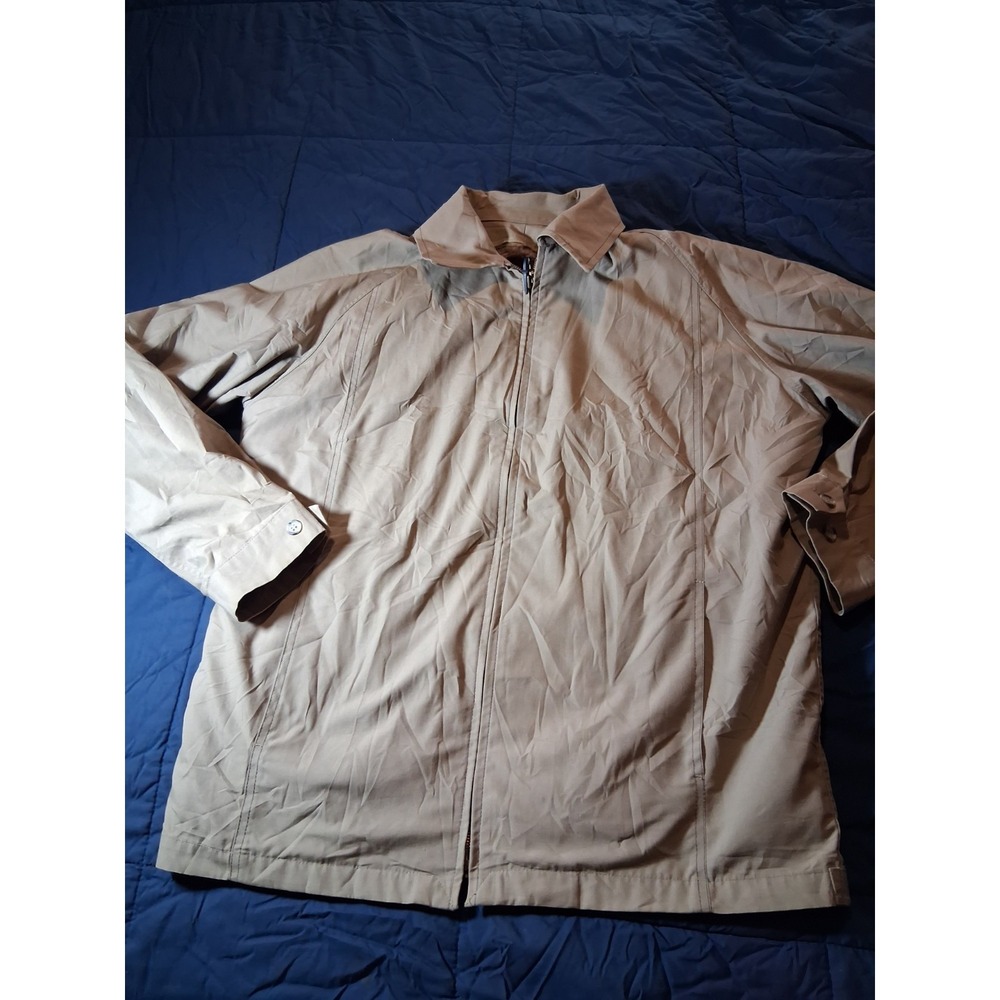 Vintage London Fog Harrington Jacket Beige 80s Mens 40 Long‎ Zip Out Lining